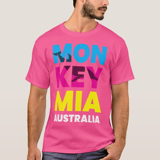 Camiseta Mono Mia Australia West Australian Dolphin Beach (Anverso)