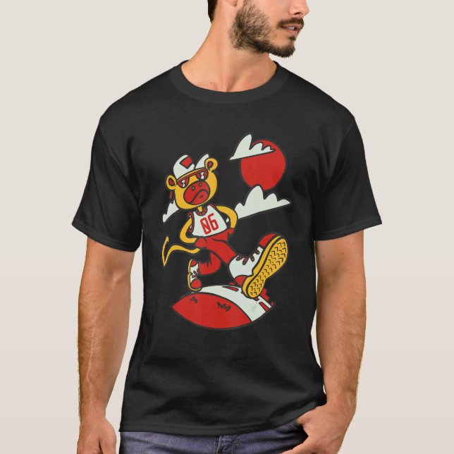Camiseta Mono Mono Duro cumpleaños 6 años (Anverso)