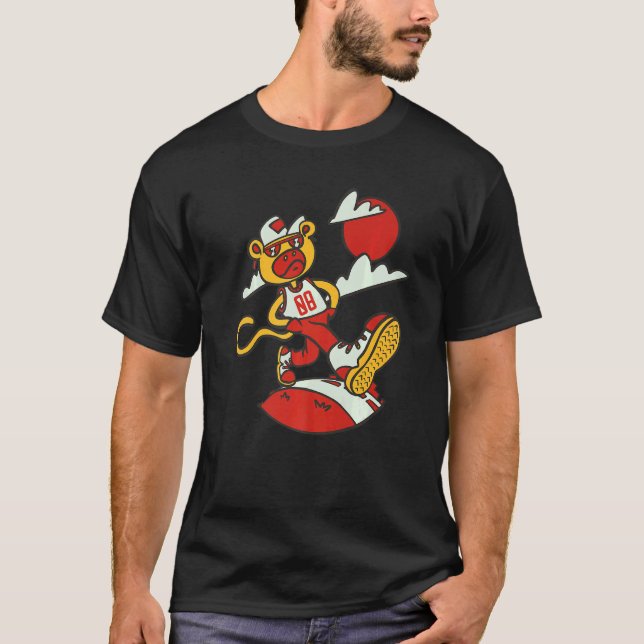 Camiseta Mono Mono Tos cumpleaños 8 años (Anverso)