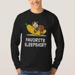 Camiseta Mono Monos Duermen Dormir Duermen Pijama Pijamas N