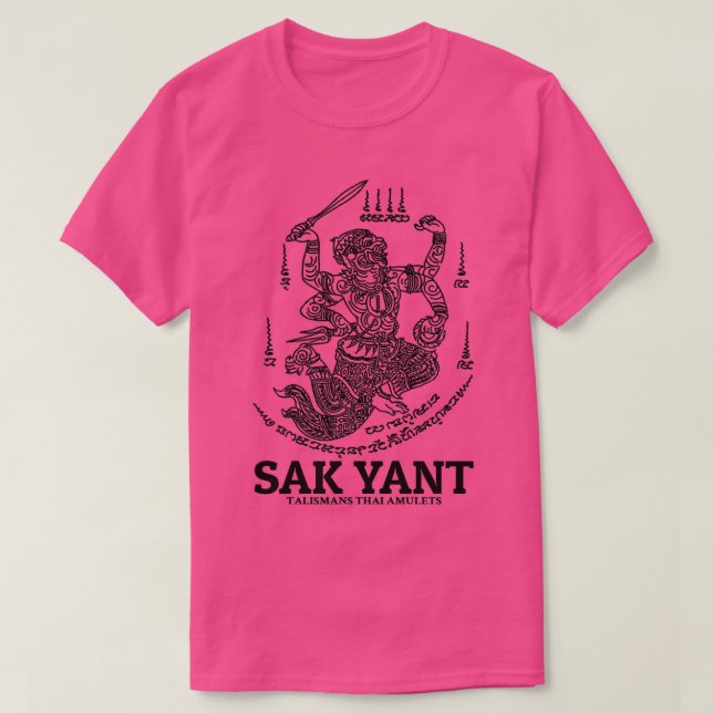 Camiseta Mono Muay Thai Sak Yant 12 (Diseño del anverso)