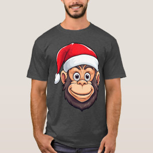 Camiseta Mono navidad T-Shirt