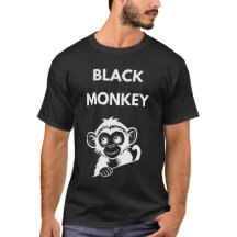 Mono Negro Pequeño y Lindo