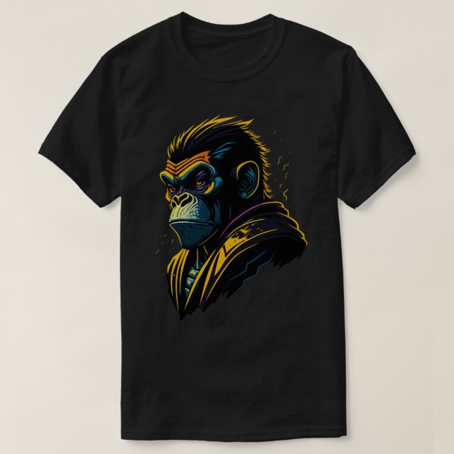 Camiseta Mono Ninja (Diseño del anverso)