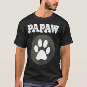Camiseta Mono PAPAW Papá Huella de Pata Eslogan para Él Per