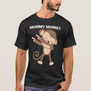 Camiseta Mono Para Mujeres Madre Ape Zoológico Animal Salva