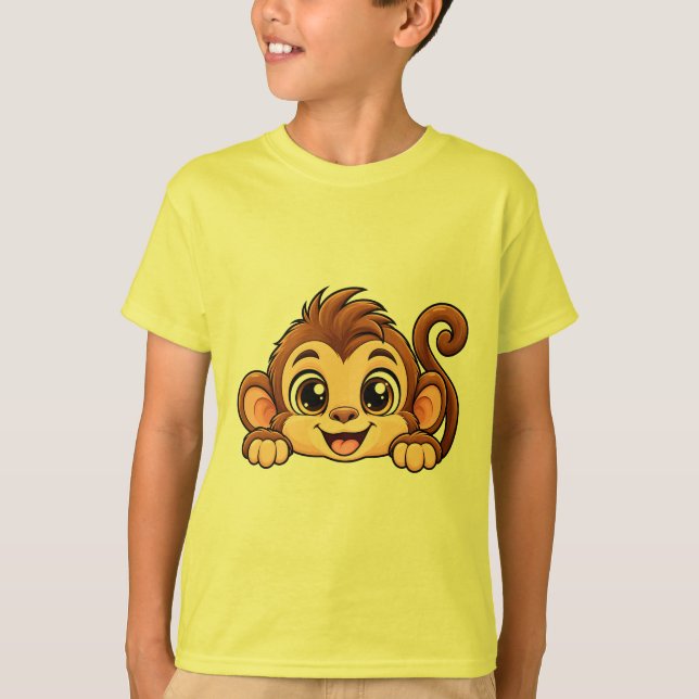 Camiseta Mono Peekaboo Lindo (Anverso)