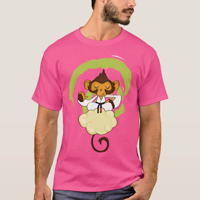 Camiseta Mono pensante (Anverso)