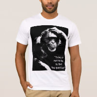 Mono Pensante Cita de Shakespeare Pop Art Hombre