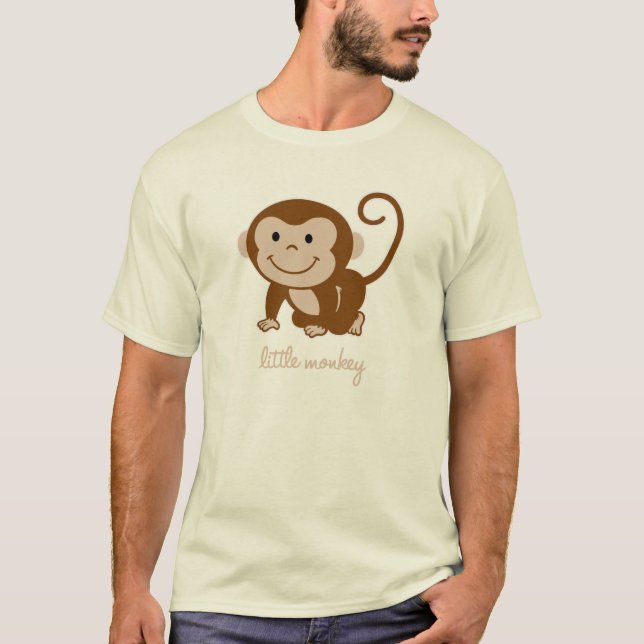 Camiseta mono pequeño (Anverso)
