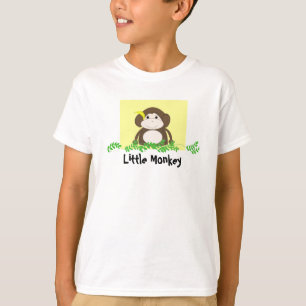 Camiseta Mono Pequeño con Enredaderas