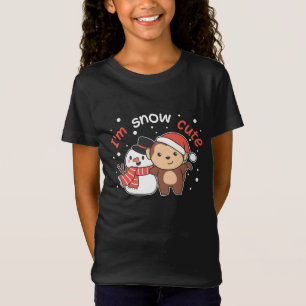 Camiseta Mono Que Te Amo Nieve Mucho Pun De Snowman