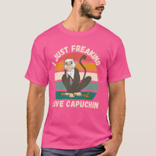Camiseta Mono retro: sólo me asusta el mono capuchino