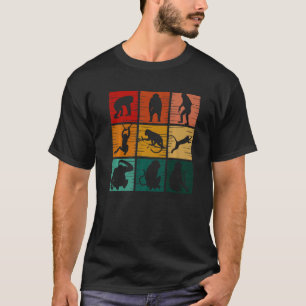 Camiseta Mono Retro Vintage Animal Salvaje Para Hombres Muj