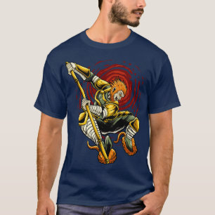 Camiseta Mono Rey Sun Wukong TShirtmonkey rey mundo solar