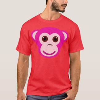 Camiseta Mono rosa 1
