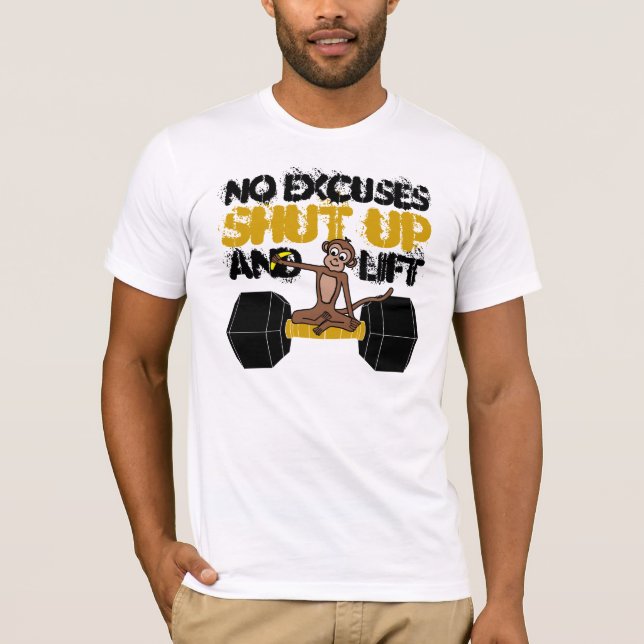 Camiseta Mono sin excusas (Anverso)