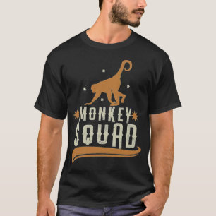 Camiseta Mono Squad Group Monkeys be water mi amigo s al