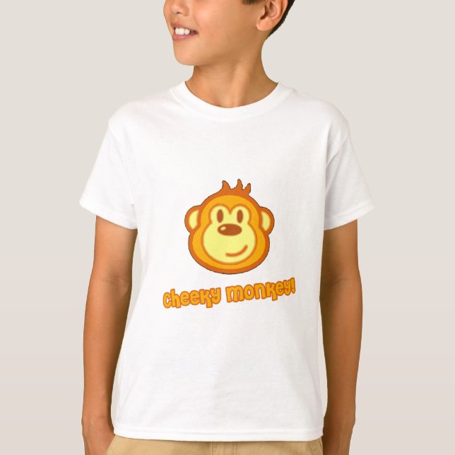Camiseta Mono Super Cute (Anverso)