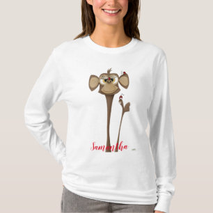 Camiseta Mono tonto y Ladybugs
