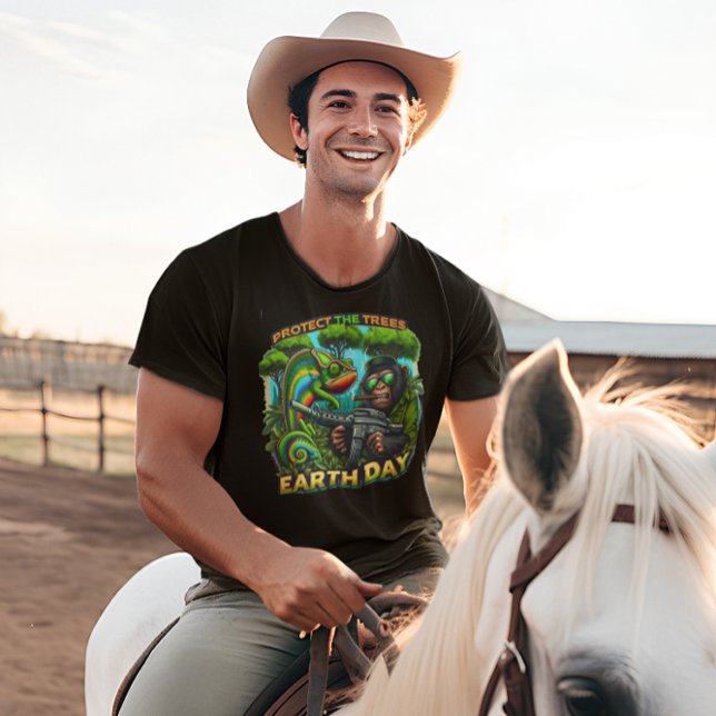 Camiseta Mono travieso y espectáculo de Chameleon (Subido por el creador)