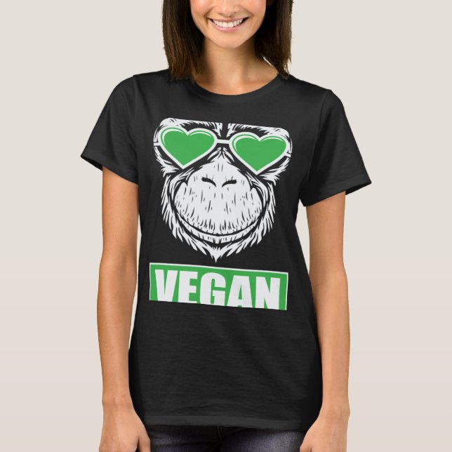 Camiseta Mono vegano (Anverso)