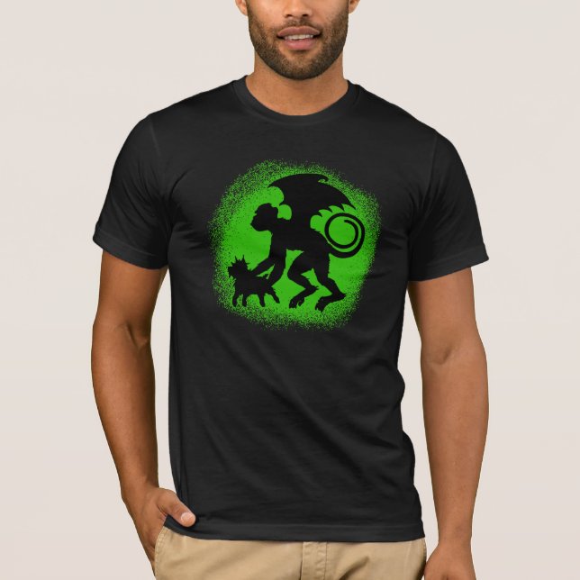Camiseta Mono volador con Toto (Anverso)