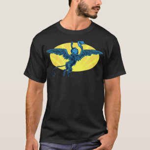 Camiseta Mono volador despidiendo el Asistente para el atar