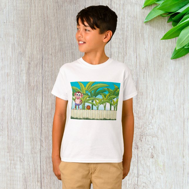 Camiseta Mono y caracol en la jungla tropical (Subido por el creador)