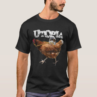 Camiseta mono y pollo, UTOPÍA