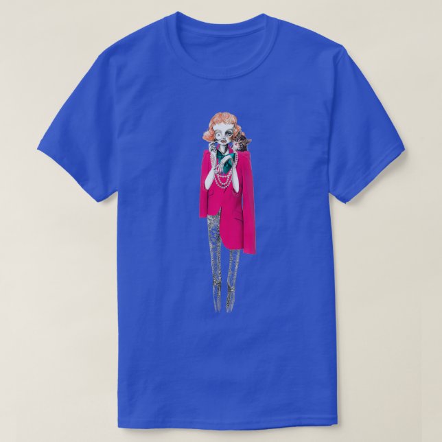 Camiseta Monocle Lady (Diseño del anverso)