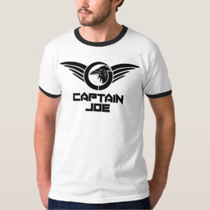 Camiseta monocroma del anillo básico del capitán