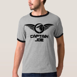 Camiseta monocroma del anillo básico del capitán J