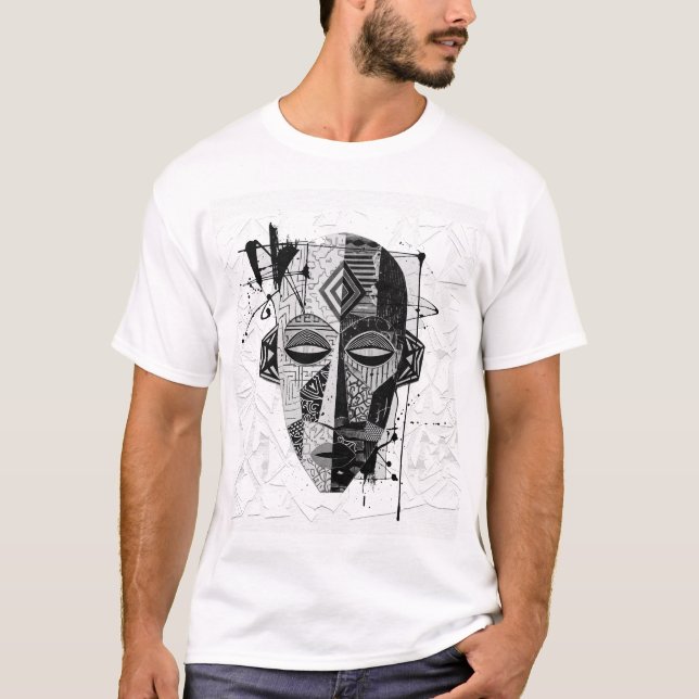 Camiseta Monocromatic_Tribal_Fusion_2. (Anverso)