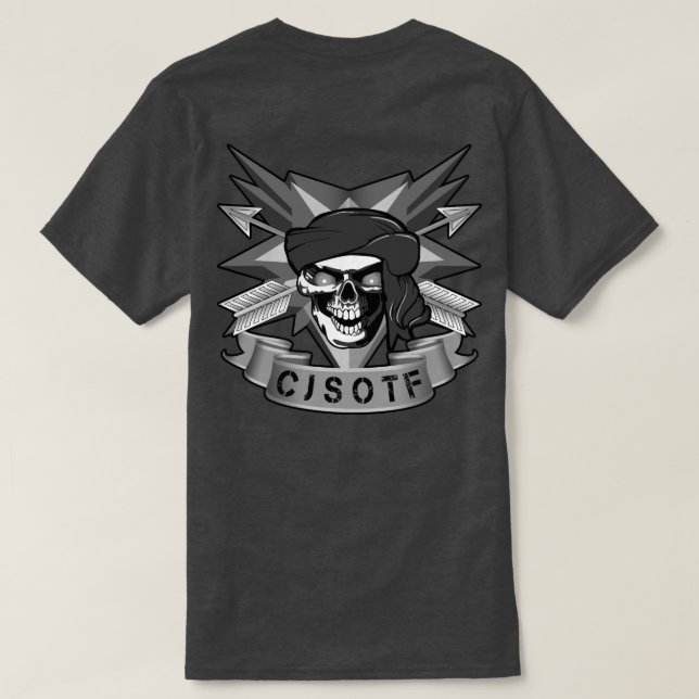 Camiseta Monocromo CJSTOF personalizable (Reverso del diseño)