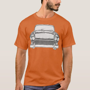 Camiseta Monocromo clásico británico de Humber Super Snipe 