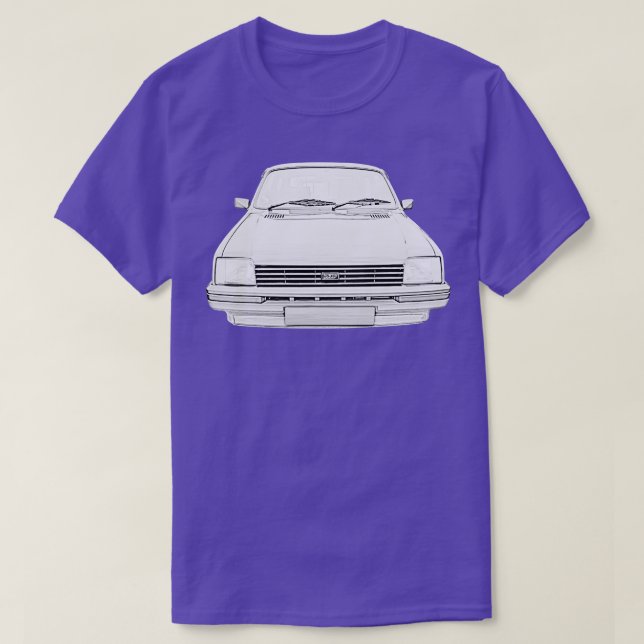 Camiseta Monocromo clásico de Austin Metro de los años 80 (Diseño del anverso)
