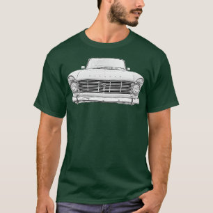 Camiseta Monocromo clásico de Hillman Super Minx 1960