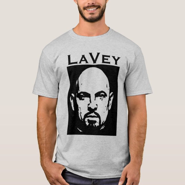 Camiseta Monocromo de LaVey (Anverso)