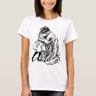Camiseta Monocromo de madre e hija en el día de la madre