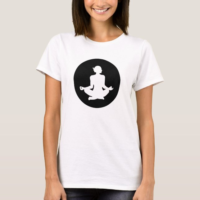 Camiseta Monocromo de meditación (Anverso)