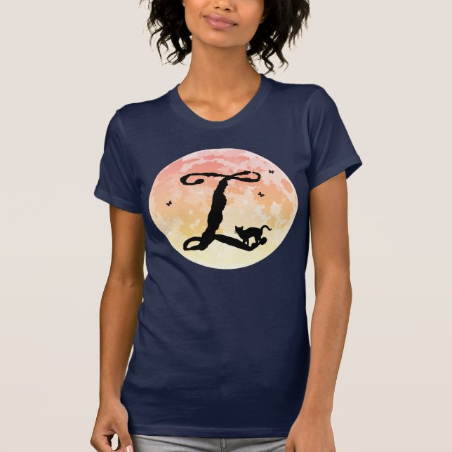 Camiseta monográfica inicial de Luna y Cat L compl (Anverso)