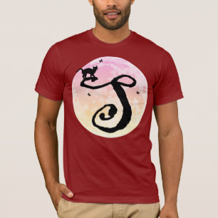 Camiseta monográfica inicial de Luna y Cat S compl