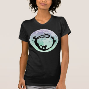 Camiseta monográfica inicial de Luna y Gato comple