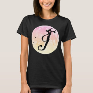 Camiseta monográfica inicial Full Moon and Cat I