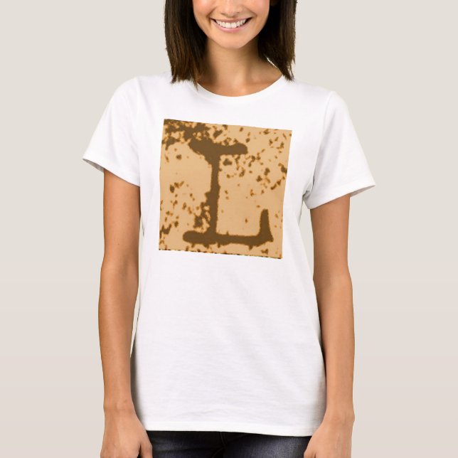 Camiseta monográfica "L" de Jessie (Anverso)