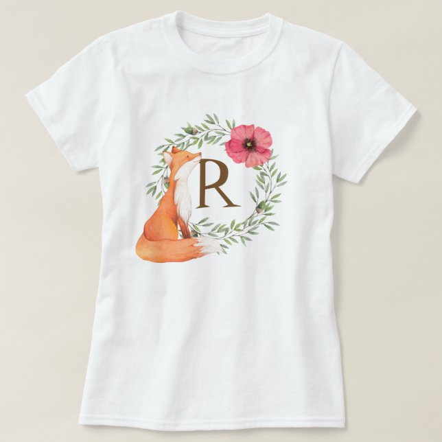 Camiseta MONOGRAM Woodland Fox (Diseño del anverso)