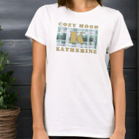 Monograma ambiente acogedor verde plasto blanco do