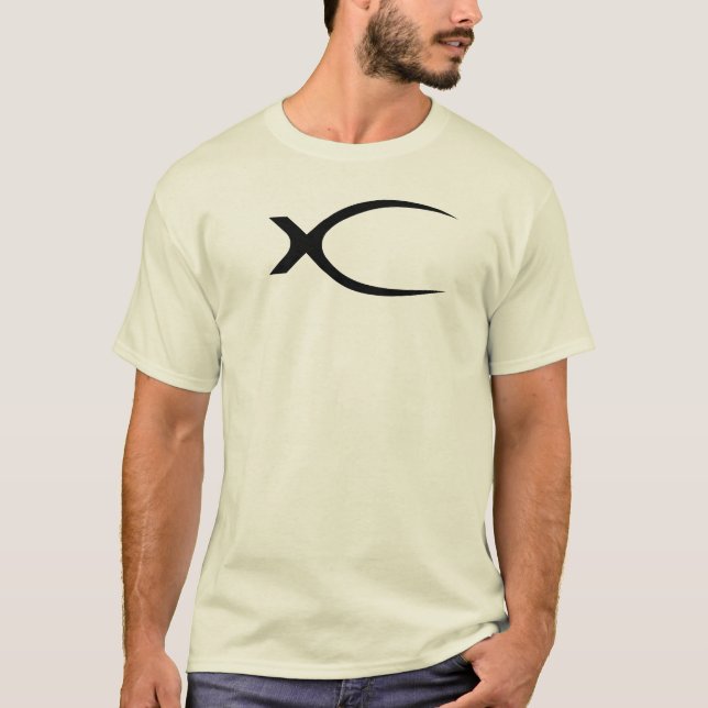 Camiseta Monograma clásico de la letra X (Anverso)