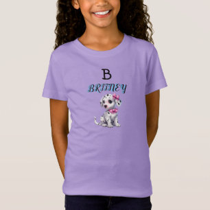 Camiseta Monograma dálmata personalizado